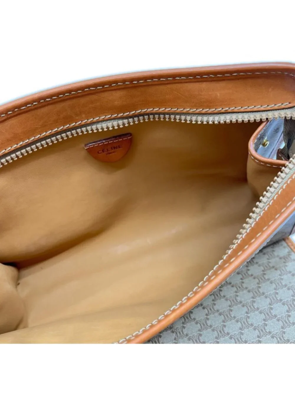 Celine Clutch Macadam Beige